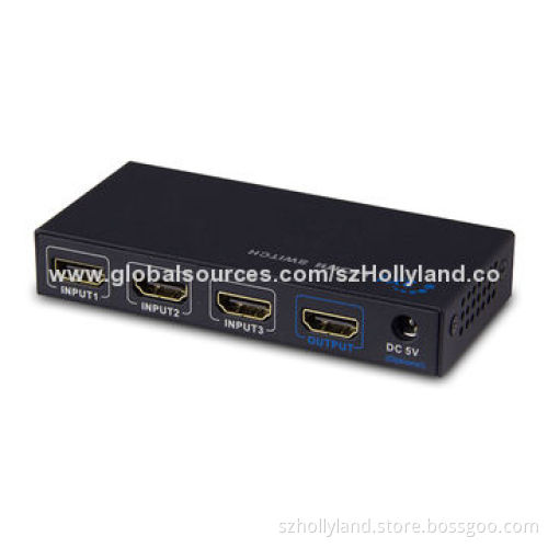 Hollyland 3 x 1 HDMI Switcher, Plug-and-play Function, No Need to Install SoftwareNew